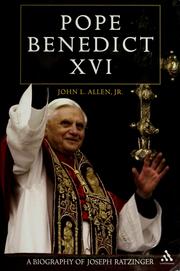 Cover of Pope Benedict XVI by John L. Allen