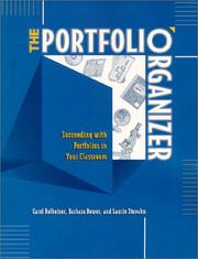 Front cover of The portfolio organizer by Noreen Carol Rolheiser-Bennett