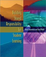 Cover of Building shared responsibility for student learning by Anne Conzemius