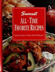 Cover of All-time favorite recipes by Sunset Books