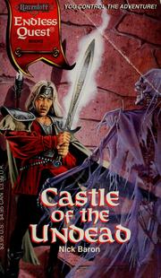 Front cover of Castle of the Undead by Scott Ciencin