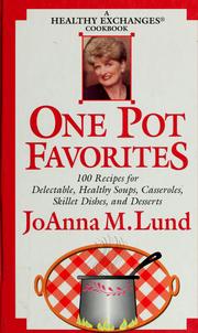 Front cover of One Pot Favorites by JoAnna M. Lund