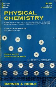 Front cover of Physical chemistry by Scott L. Kittsley