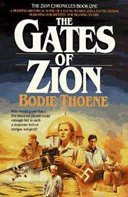Front cover of The gates of Zion by Brock Thoene