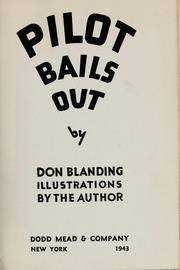 Cover of Pilot bails out by Don Blanding