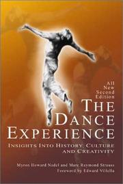 Cover of The dance experience by Myron Howard Nadel