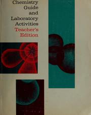 Front cover of Chemistry guide and laboratory activities by M. V. McGill