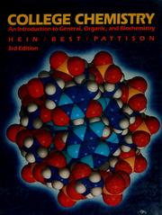 Cover of College chemistry by Morris Hein