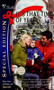 Front cover of It's that time of year by Christine Anne Wenger