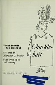Cover of Chucklebait by Margaret Clara Scoggin