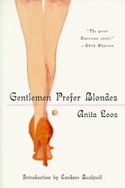Cover of Gentlemen prefer blondes by Anita Loos