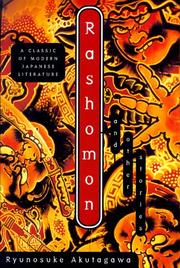 Cover of Rashomon and other stories by Ryūnosuke Akutagawa