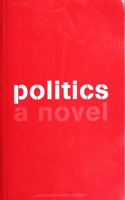 Front cover of Politics by Adam Thirlwell