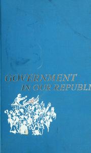 Cover of Government in Our Republic by Stuart Gerry Brown