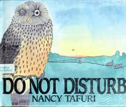 Cover of Do not disturb by Nancy Tafuri