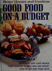 Cover of Good food on a budget. by Meredith Corporation