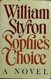 Cover of Sophie's Choice by William Styron