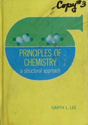 Cover of Principles of chemistry by Garth L. Lee