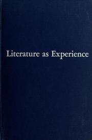 Cover of Literature as experience by Wallace A. Bacon