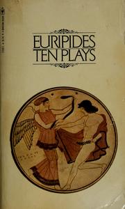 Cover of Ten plays by Euripides