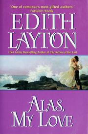 Front cover of Alas, My Love:(Botany Bay #2) by Edith Layton