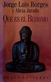 Front cover of Qué es el budismo by Jorge Luis Borges