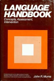 Cover of Language handbook by John R. Muma