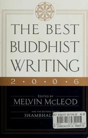 Cover of The best Buddhist writing 2006 by Melvin McLeod