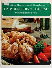Front cover of Better homes and gardens encyclopedia of cooking. by Unknown