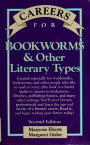 Cover of Careers for Bookworms & Other Literary Types by Marjorie Eberts