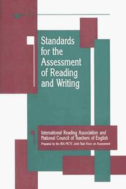 Front cover of Standards for the assessment of reading and writing by IRA/NCTE Joint Task Force on Assessment.