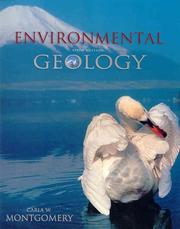 Cover of Environmental geology by Carla W. Montgomery
