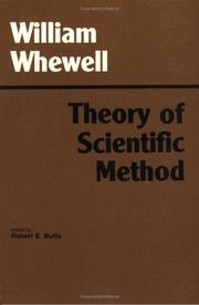 Cover of Theory of scientific method by William Whewell