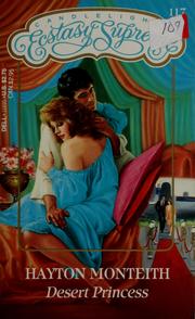 Cover of Desert Princess by Hayton Monteith