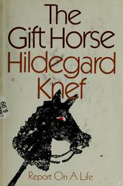 Front cover of The gift horse by Hildegard Knef