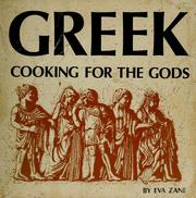 Front cover of Greek cooking for the gods by Eva Zane