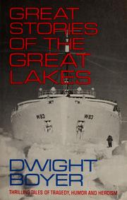 Front cover of Great stories of the Great Lakes by Dwight Boyer