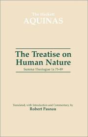 Front cover of The treatise on human nature by Thomas Aquinas