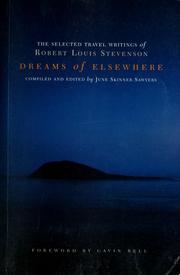 Front cover of Dreams of elsewhere by Robert Louis Stevenson