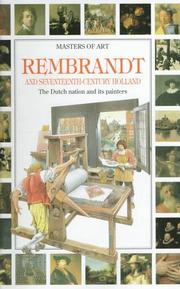 Front cover of Rembrandt e l'Olanda del XVII secolo by Claudio Pescio