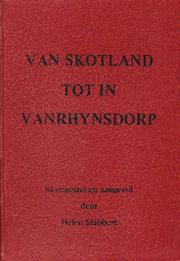 Front cover of Van Skotland tot in Vanrhynsdorp by Helen Slabbert