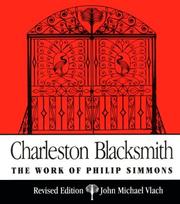 Cover of Charleston blacksmith by John Michael Vlach