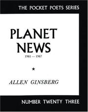 Front cover of Planet News, 1961-1967 (Pocket Poets) by Allen Ginsberg
