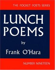 Front cover of Lunch Poems (Pocket Poets Series: No. 19) by Frank O'Hara