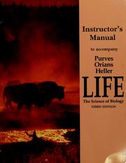 Front cover of Instructor's manual to accompany Purves, Orians and Heller - Life: the science of biology by Rene R. Roth