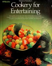 Front cover of Marlene Sorosky's Cookery for entertaining by Marlene Sorosky
