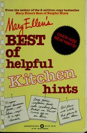 Front cover of Mary Ellen's Best of helpful kitchen hints by Mary Ellen Pinkham