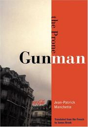 Front cover of La position du tireur couché by Jean-Patrick Manchette