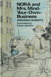 Front cover of Nora and Mrs. Mind-Your-Own-Business by Johanna Hurwitz