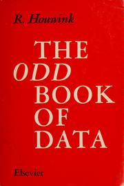 Cover of The odd book of data by Houwink, R.